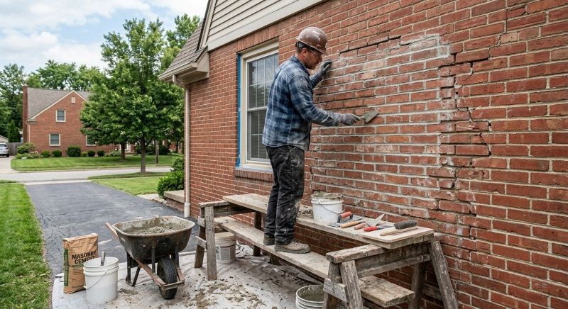 Brick Floor Repair