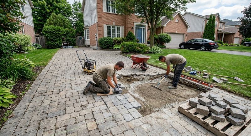 Brick Driveway Repair in Olathe, KS