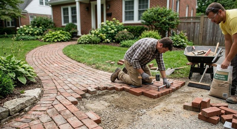 Brick Flatwork Repair in Lenexa, KS