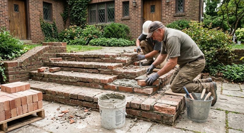 Brick Stairs Repair in Gardner, KS