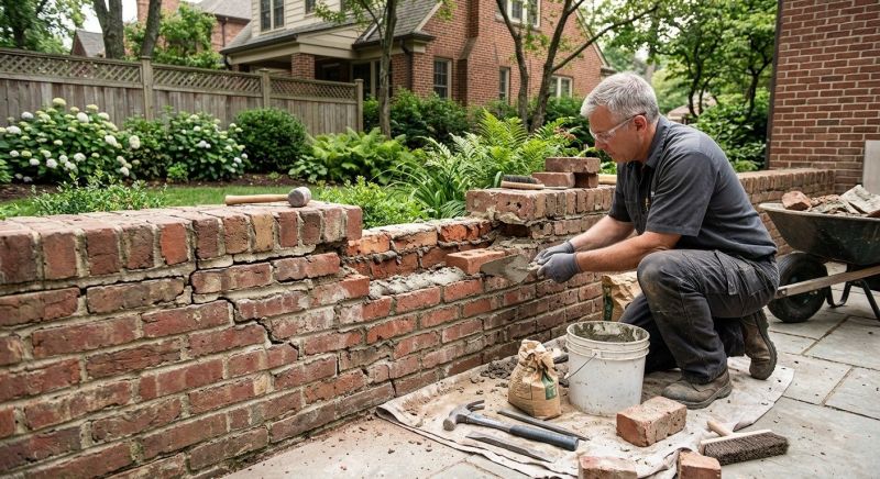 Brick Wall Repair in Cass County, MO