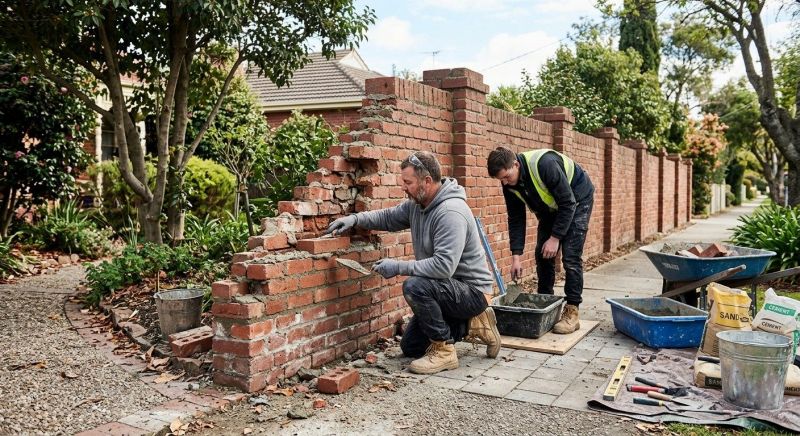 Brick Wall Repair in Louisburg, KS