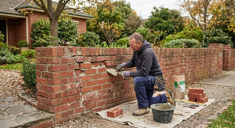 Brick Wall Repair in Louisburg, KS