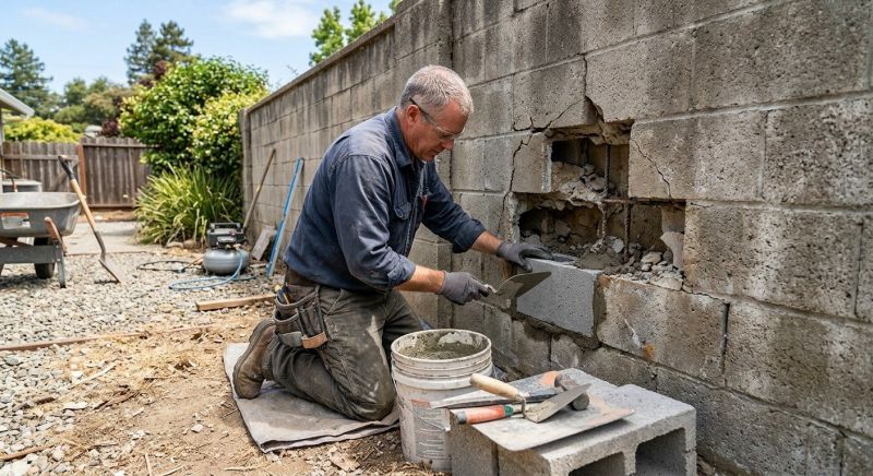 Masonry Wall Repair in Olathe, KS