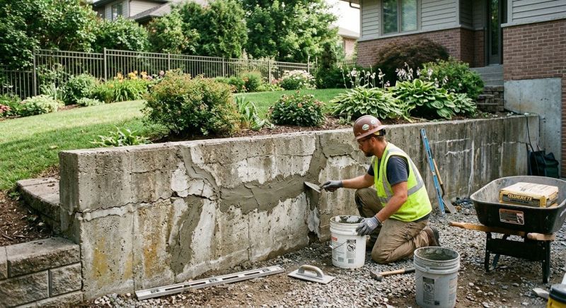 Retaining Wall Repair in Johnson County, KS