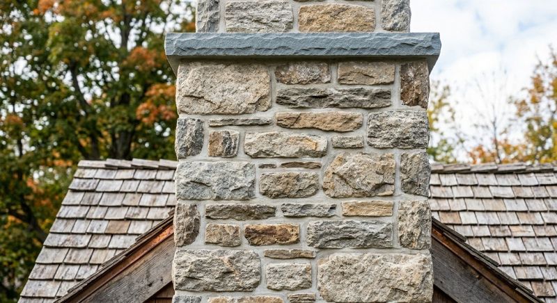 Stone Chimney Installation in Basehor, KS