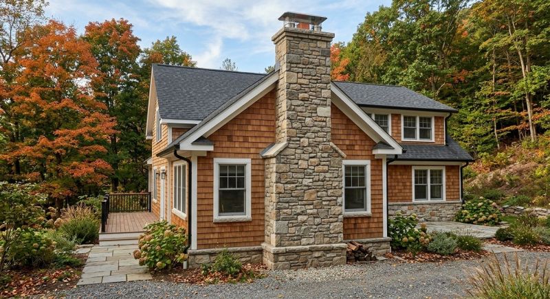 Stone Chimney Installation in Johnson County, KS