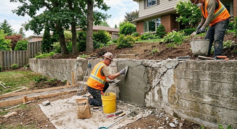 Retaining Wall Repair in Miami County, KS